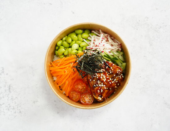 POKE BOWL AR VISTU TERIYAKI